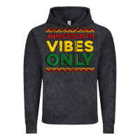 Vintage Black juneteenth vibes only Vintage Hoodie - Artiststas