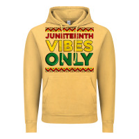 Vintage Mustard juneteenth vibes only Vintage Hoodie - Artiststas