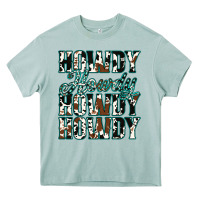 Arona Howdy Cowhide Turquoise Heavy Core Tee - Jasminsmagicworld