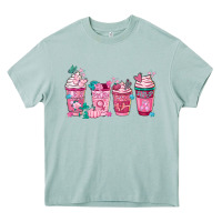Breast Cancer Coffee Cups Heavy Core Tee | Teevron