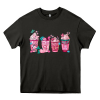 Asphalt Breast Cancer Coffee Cups Heavy Core Tee - FaDigitalArtStudio