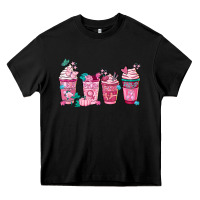 Black Breast Cancer Coffee Cups Heavy Core Tee - FaDigitalArtStudio