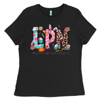 Black Easter Lpn Ladies Tee - CowhideDigitalArt