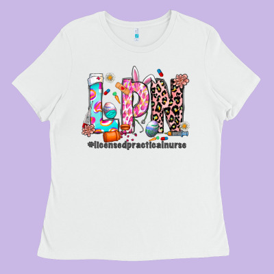 Easter Lpn Ladies Tee Designed By Cowhidedigitalart