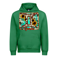 Emerald gemini turquoise cowhide Urban Hoodie - RanaPortraitStore