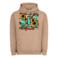 Pigment Burro gemini turquoise cowhide Urban Hoodie - RanaPortraitStore