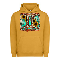 Pigment Peanut Butter gemini turquoise cowhide Urban Hoodie - RanaPortraitStore