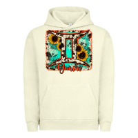 Pigment Pistachio gemini turquoise cowhide Urban Hoodie - RanaPortraitStore