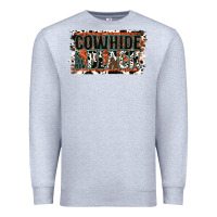 Heather Grey Cowhide is the New Black Premium Sweatshirt - Jasminsmagicworld