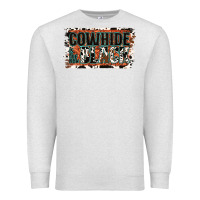 Oatmeal Heather Cowhide is the New Black Premium Sweatshirt - Jasminsmagicworld