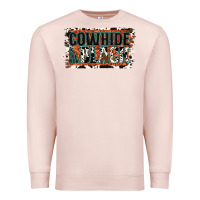 Pale Pink Cowhide is the New Black Premium Sweatshirt - Jasminsmagicworld