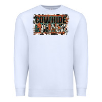 White Cowhide is the New Black Premium Sweatshirt - Jasminsmagicworld
