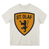 Cream St. Olaf college Heavy Core Tee - DesigneFamous