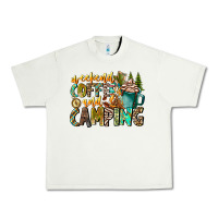 Weekends Coffee And Camping Urban Heavy Tee | Teevron