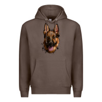 Coffee German Shepherd Premium Hoodie - Jasminsmagicworld