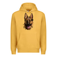 Mustard German Shepherd Premium Hoodie - Jasminsmagicworld