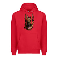 Red German Shepherd Premium Hoodie - Jasminsmagicworld