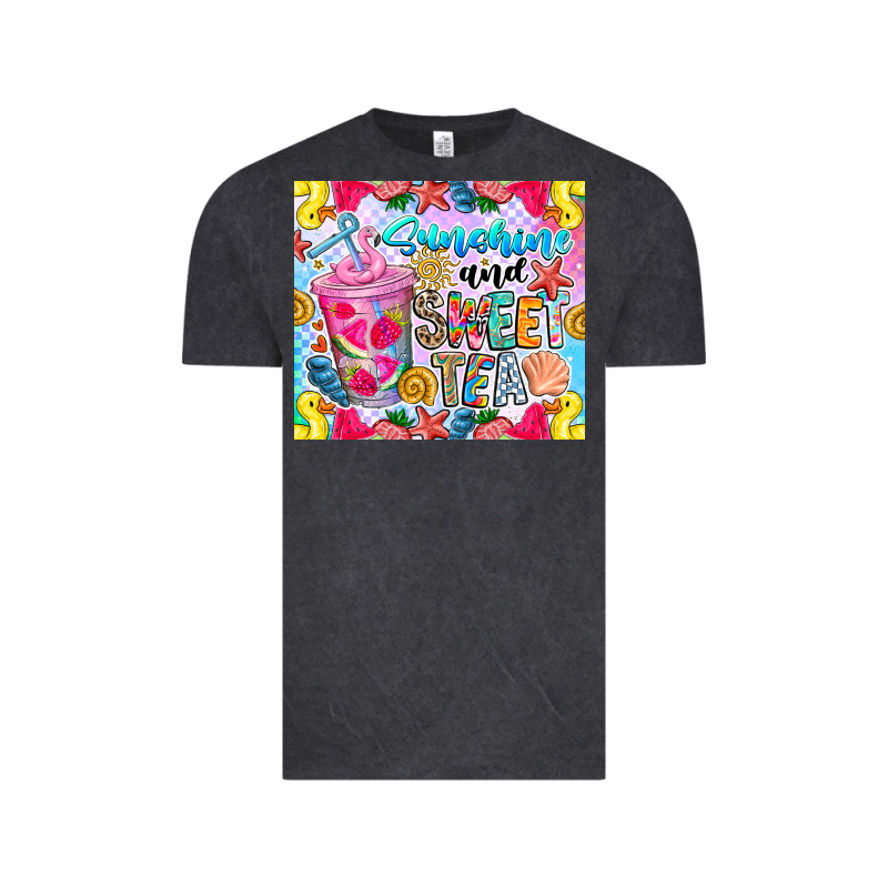 Summer Vibes With Sweet Tea Vintage Tee by CowhideDigitalArt | Teevron