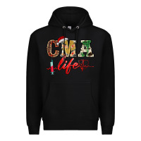 Black christmas certified medical assistant life Premium Hoodie - BarkalooDesign