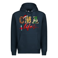 Navy christmas certified medical assistant life Premium Hoodie - BarkalooDesign