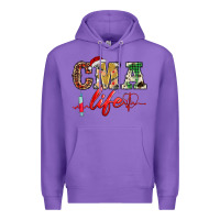 Purple christmas certified medical assistant life Premium Hoodie - BarkalooDesign