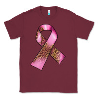 Burgundy Breast Cancer ribbon Classic Tee - FaDigitalArtStudio