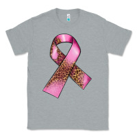 Heather Grey Breast Cancer ribbon Classic Tee - FaDigitalArtStudio