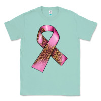 Seafoam Breast Cancer ribbon Classic Tee - FaDigitalArtStudio