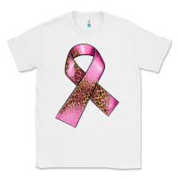 White Breast Cancer ribbon Classic Tee - FaDigitalArtStudio