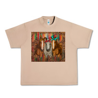 Burro western horses with bandanas Urban Heavy Tee - RanaPortraitStore