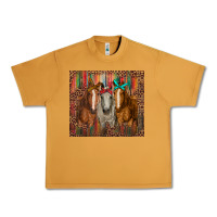 Western Horses With Bandanas Urban Heavy Tee | Teevron