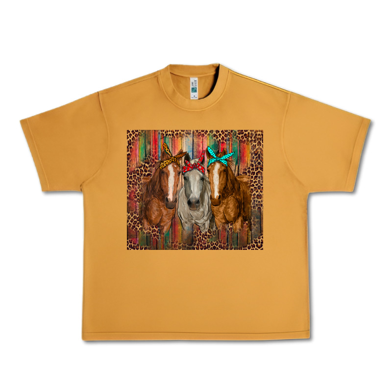 Western Horses With Bandanas Urban Heavy Tee by RanaPortraitStore | Teevron