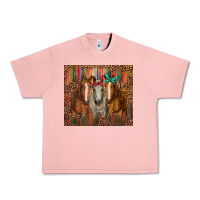 Salmon western horses with bandanas Urban Heavy Tee - RanaPortraitStore