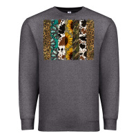 Charcoal Heather Western Brushstroke Premium Sweatshirt - Jasminsmagicworld