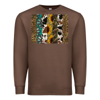 Chestnut Western Brushstroke Premium Sweatshirt - Jasminsmagicworld