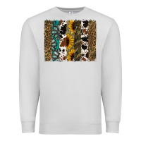 Dove Grey Western Brushstroke Premium Sweatshirt - Jasminsmagicworld