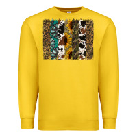 Lemon Western Brushstroke Premium Sweatshirt - Jasminsmagicworld