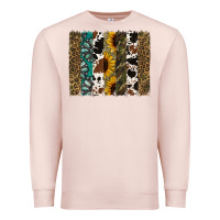 Pale Pink Western Brushstroke Premium Sweatshirt - Jasminsmagicworld