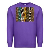Purple Western Brushstroke Premium Sweatshirt - Jasminsmagicworld