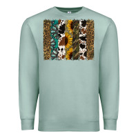 Seafoam Western Brushstroke Premium Sweatshirt - Jasminsmagicworld