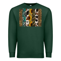Sports Green Western Brushstroke Premium Sweatshirt - Jasminsmagicworld