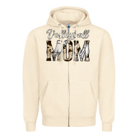 Sandshell volleyball  mom Zipper Hoodie - Jasminsmagicworld