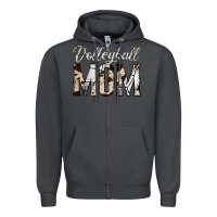 Smoke volleyball  mom Zipper Hoodie - Jasminsmagicworld