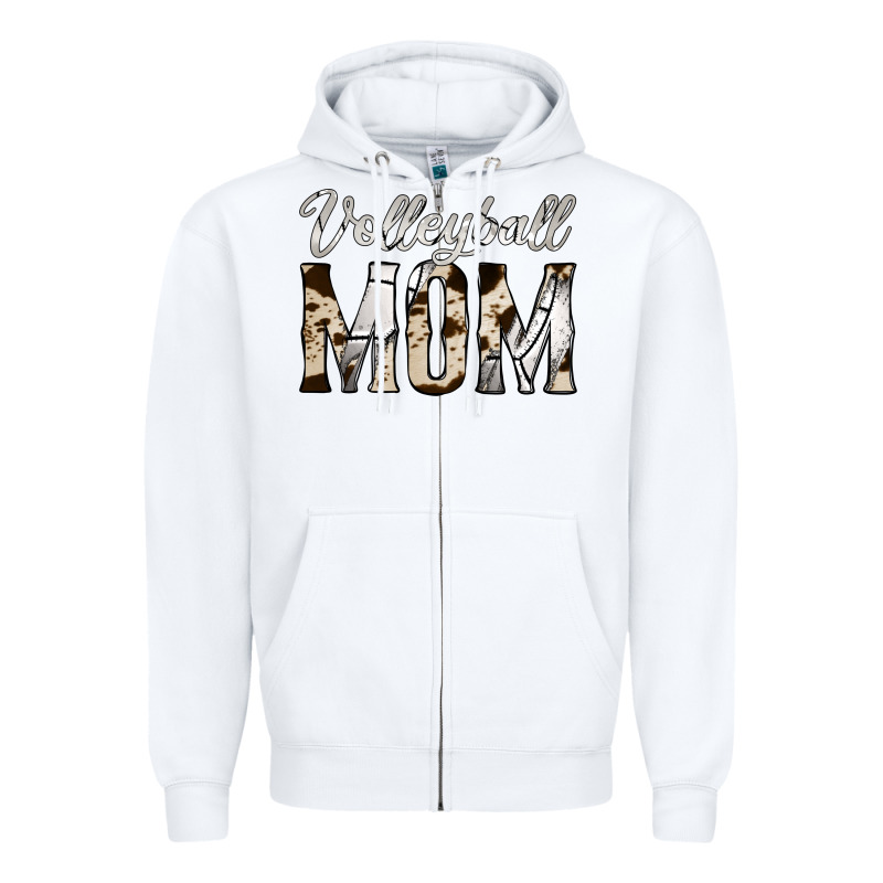 Volleyball  Mom Zipper Hoodie by Jasminsmagicworld | Teevron
