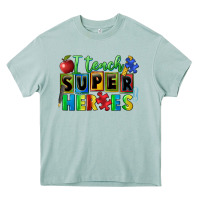 I Teach Super Heroes Heavy Core Tee | Teevron