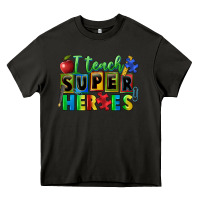 Asphalt I teach super heroes Heavy Core Tee - FaDigitalArtStudio