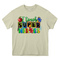 Mossy I teach super heroes Heavy Core Tee - FaDigitalArtStudio