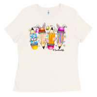 Bone Easter Teacher Life Ladies Tee - CowhideDigitalArt