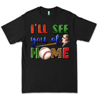 Black i'll see you at home Premium Tee - BundleAndBundleShop