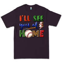 Plum i'll see you at home Premium Tee - BundleAndBundleShop